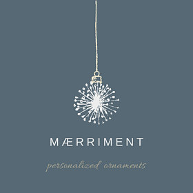 MAERRIMENT Christmas ornaments logo